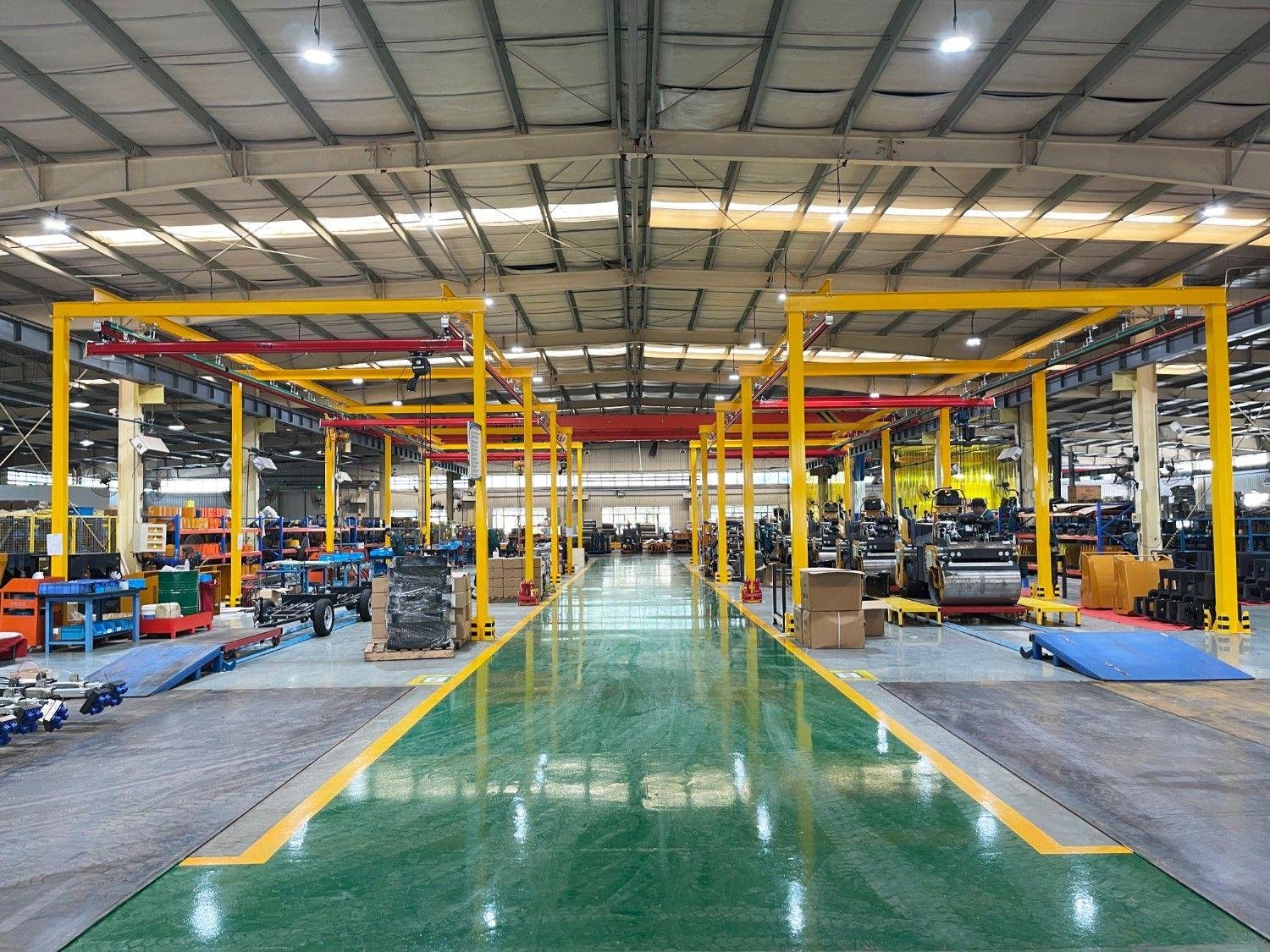 Modern manufacturing facility