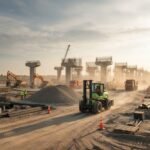 HK-5 5 Ton Rough Terrain Forklift